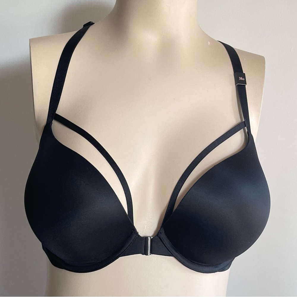 BLACK 36DD VS RACERBACK BRA